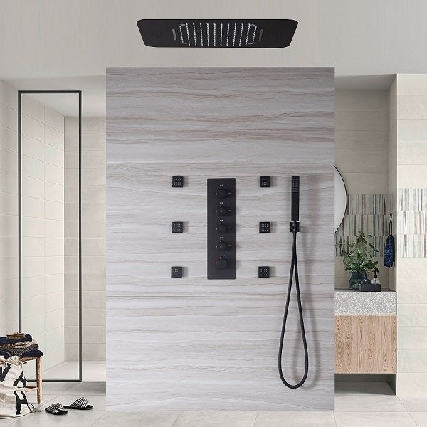 15"x23" Cascada Stella Luxury LED Shower System - Cascada Showers