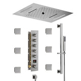 15"x23" Milan LED Music Shower System By Cascada Showers - Cascada Showers