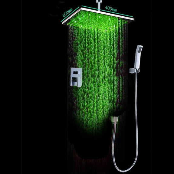 Luxury LED Shower Head Set with Lights | Cascada Showers