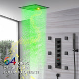 16" Siena Digital Rainfall LED Shower System By Cascada Showers - Cascada Showers