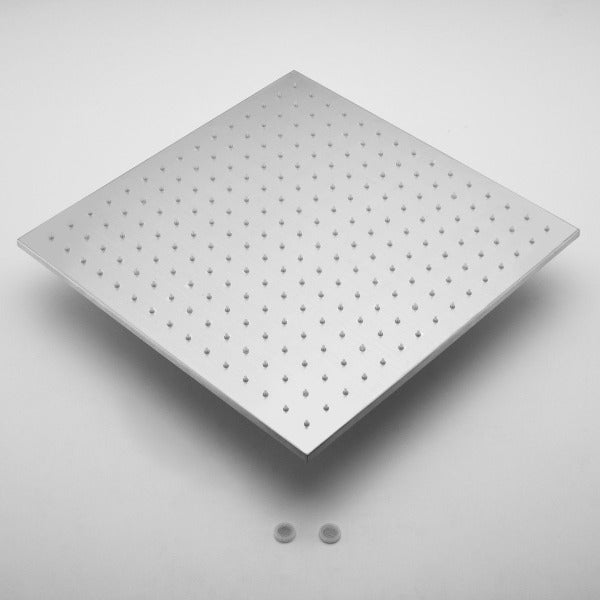 16'' Ceiling Mount Square LED Rainfall Shower Head Stainless – Cascada ...