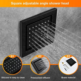 16” Square LED Music shower system - Cascada Showers