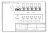 23"x31" Luxurious Classic Design waterfall & rainfall LED shower system – 6 mode - Cascada Showers