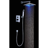 led shower system with dual thermostatic valve shower head shower head with handheld waterfall Shower Head led shower head best shower head oil rubbed bronze shower system bronze shower head set shower head