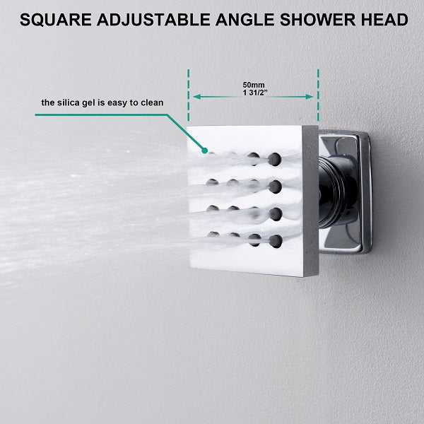 9"x22” Music LED shower system with Bluetooth Speaker - Cascada Showers
