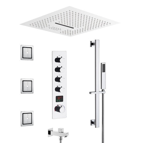 16" LED Luxurious Cascada Amalfi Shower System
