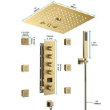 Cascada 12" Siena Digital Music LED Shower System - Cascada Showers