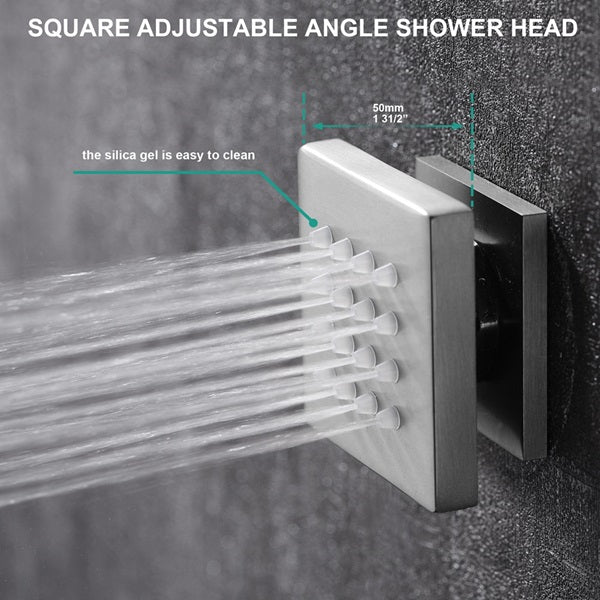 Cascada 12" Turin Digital LED Music Shower System - Cascada Showers