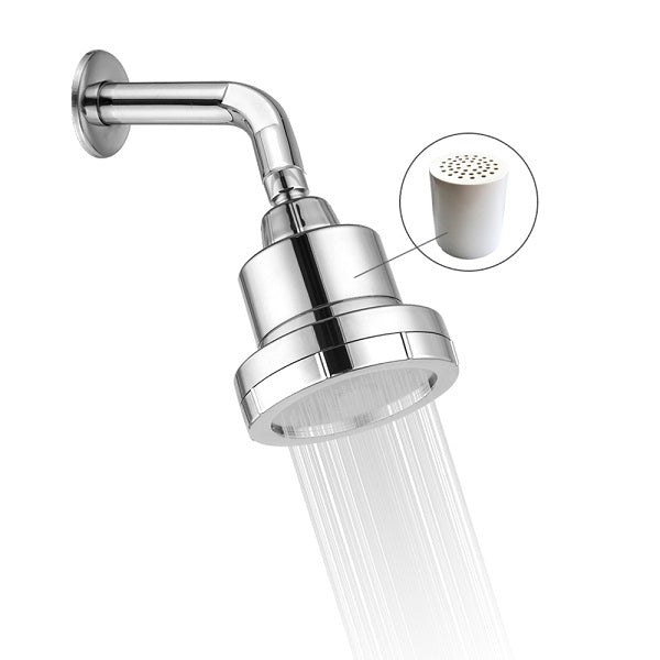 Filtered shower head by Cascada Showers for healthier hair and skin with advanced water filtration.