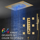 Cascada 15" x 23" Milan Bluetooth LED Shower System - Cascada Showers