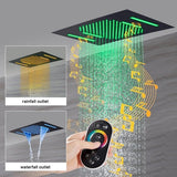Cascada 15"x23" Trento Digital LED Music Shower System - Cascada Showers