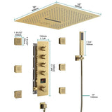 Cascada 16" Siena Digital Music LED Shower System - Cascada Showers
