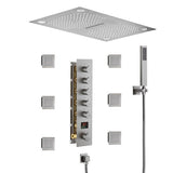 Cascada 16"x28" Matera Digital Rainfall Bluetooth LED Shower System - Cascada Showers