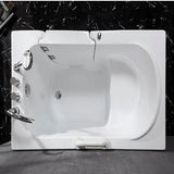 Cascada 52-inch Walk-in Bathtub with Right Side Door and Soaking Bathtub Function: The Perfect Bathtub for Your Home - Cascada Showers