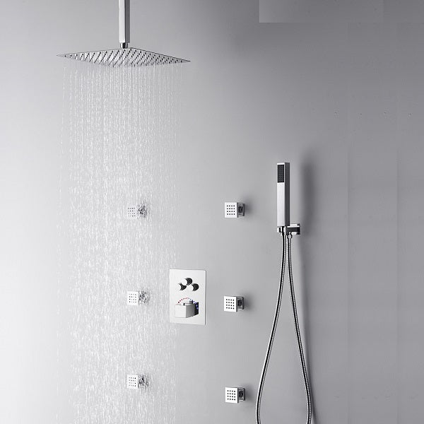 Cascada Annecy 12” Square Shower System - Cascada Showers