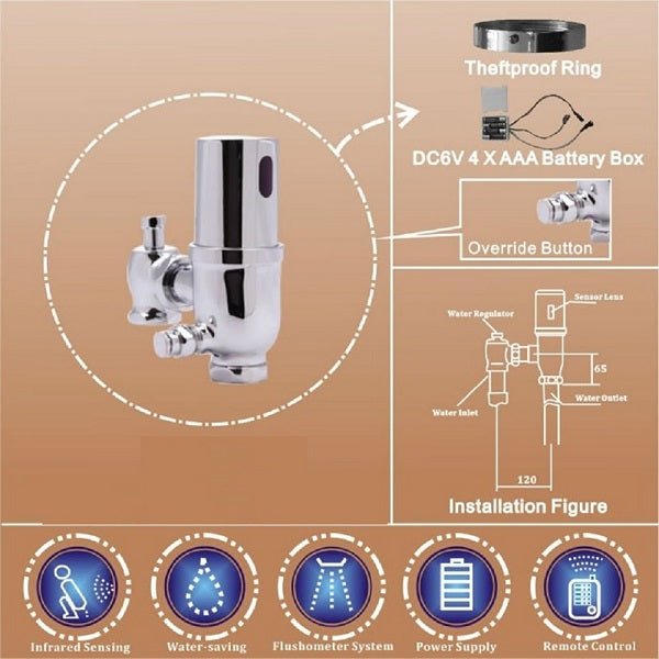 Cascada Automatic Sensor Toilet Flush | Touchless Operation