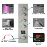 Cascada Bologna 9"x26" Bluetooth LED Digital Shower System - Cascada Showers