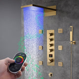 Cascada Bologna 9"x26" Digital LED Music Shower System - Cascada Showers