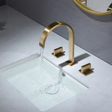 Cascada Classic Design Waterfall Bathroom Sink Faucet with 2 Square - Cascada Showers