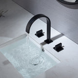 Cascada Classic Design Waterfall Bathroom Sink Faucet with 2 Square - Cascada Showers