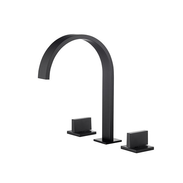 Cascada Classic Design Waterfall Bathroom Sink Faucet with 2 Square - Cascada Showers