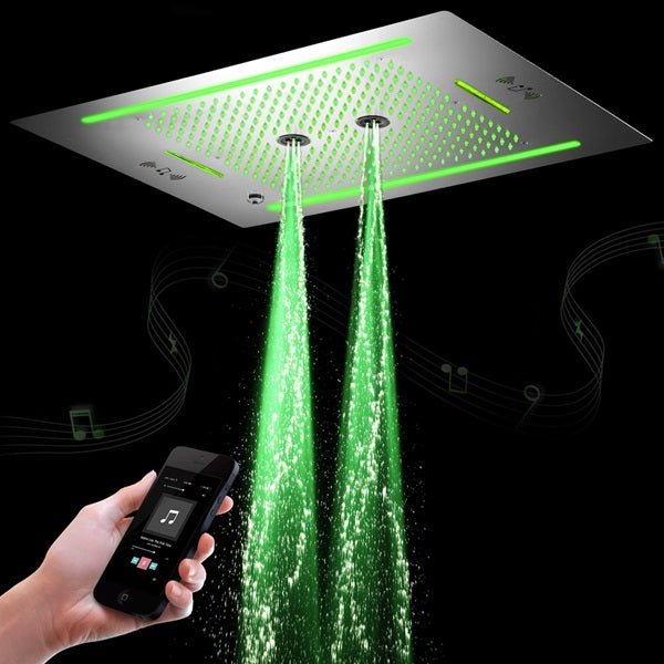 Florence 23x31 Music LED Shower System in Stainless Steel