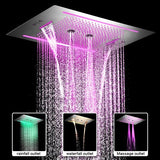 Cascada Florence 23"x31" Music LED Shower System - Cascada Showers