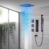 Cascada Geneva 16” LED Shower System with Digital Valve & Bluetooth Speaker - Cascada Showers