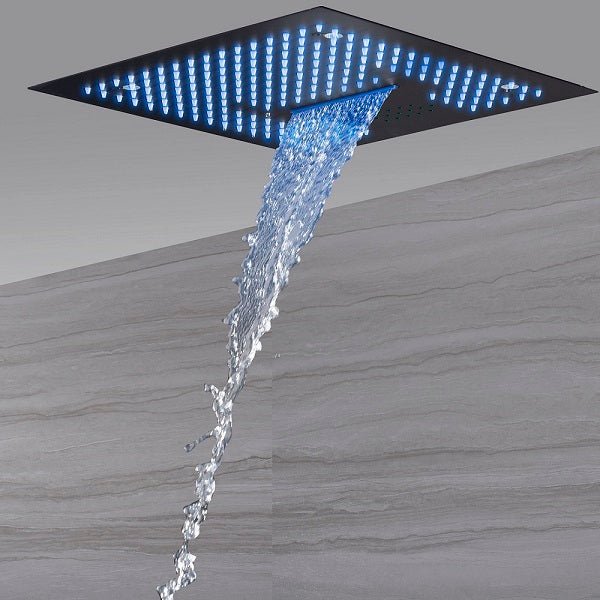 Cascada Geneva 16” LED Shower System with Digital Valve & Bluetooth Speaker - Cascada Showers