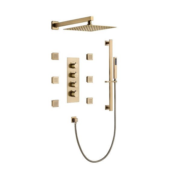 Cascada Geneva Luxury 12” Rainfall Shower set - Cascada Showers