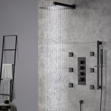 Cascada Geneva Luxury 12” Rainfall Shower set with 4 knob thermostatic Valves - Cascada Showers