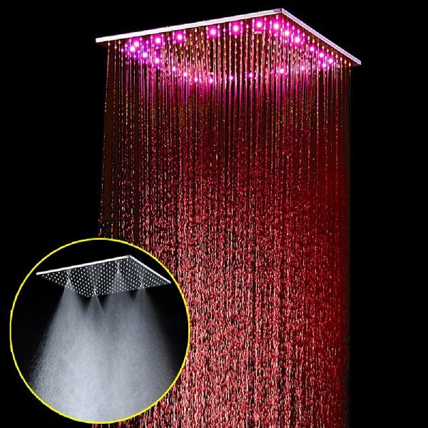 Cascada Luxurious LED Shower Head with 2 Mode Functions (Rainfall & Mist) - Cascada Showers