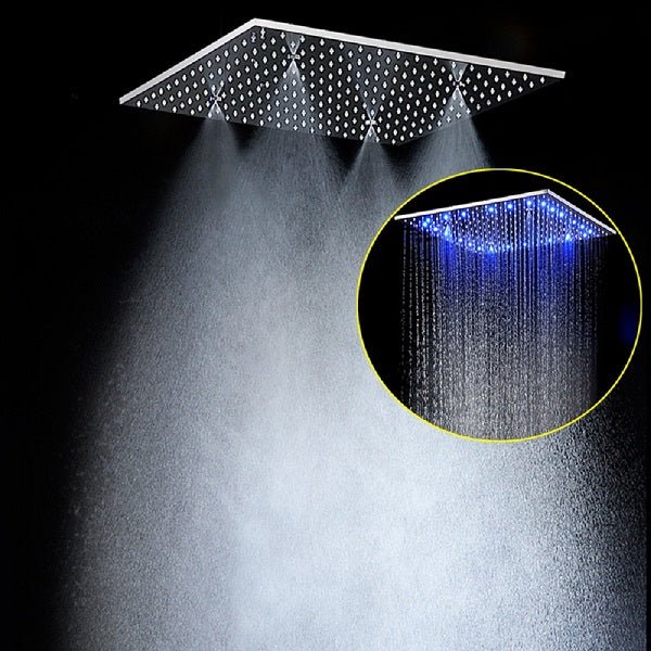 Cascada Luxurious LED Shower Head with 2 Mode Functions (Rainfall & Mist) - Cascada Showers