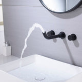 Cascada Modern Design Wall Mounted Bathroom Sink Faucet (Waterfall) - Cascada Showers
