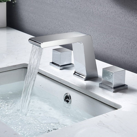 Cascada Modern Design Waterfall Bathroom Sink Faucet - Cascada Showers