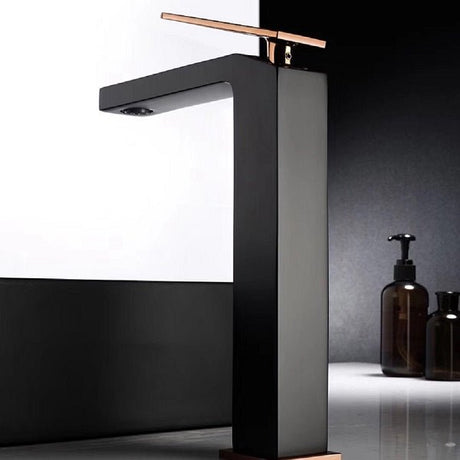 Cascada Modern Vessel Design Single Handle Bathroom Faucet - Cascada Showers