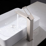 Cascada Modern Vessel Design Single Handle Bathroom Faucet - Cascada Showers