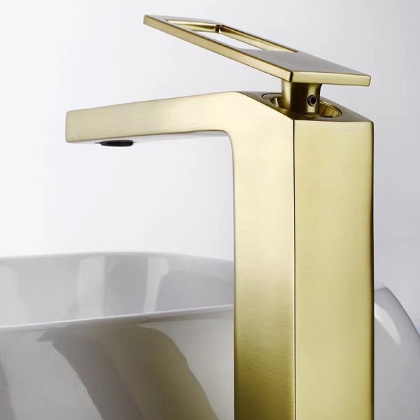 Cascada Modern Vessel Design Single Handle Bathroom Faucet - Cascada Showers