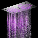 Cascada Pisa 16"x28" Music LED Shower Head - Cascada Showers