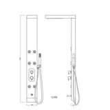 Cascada Showers Lusso 59 Inch All-in-One Indoor Shower Panel - Cascada Showers
