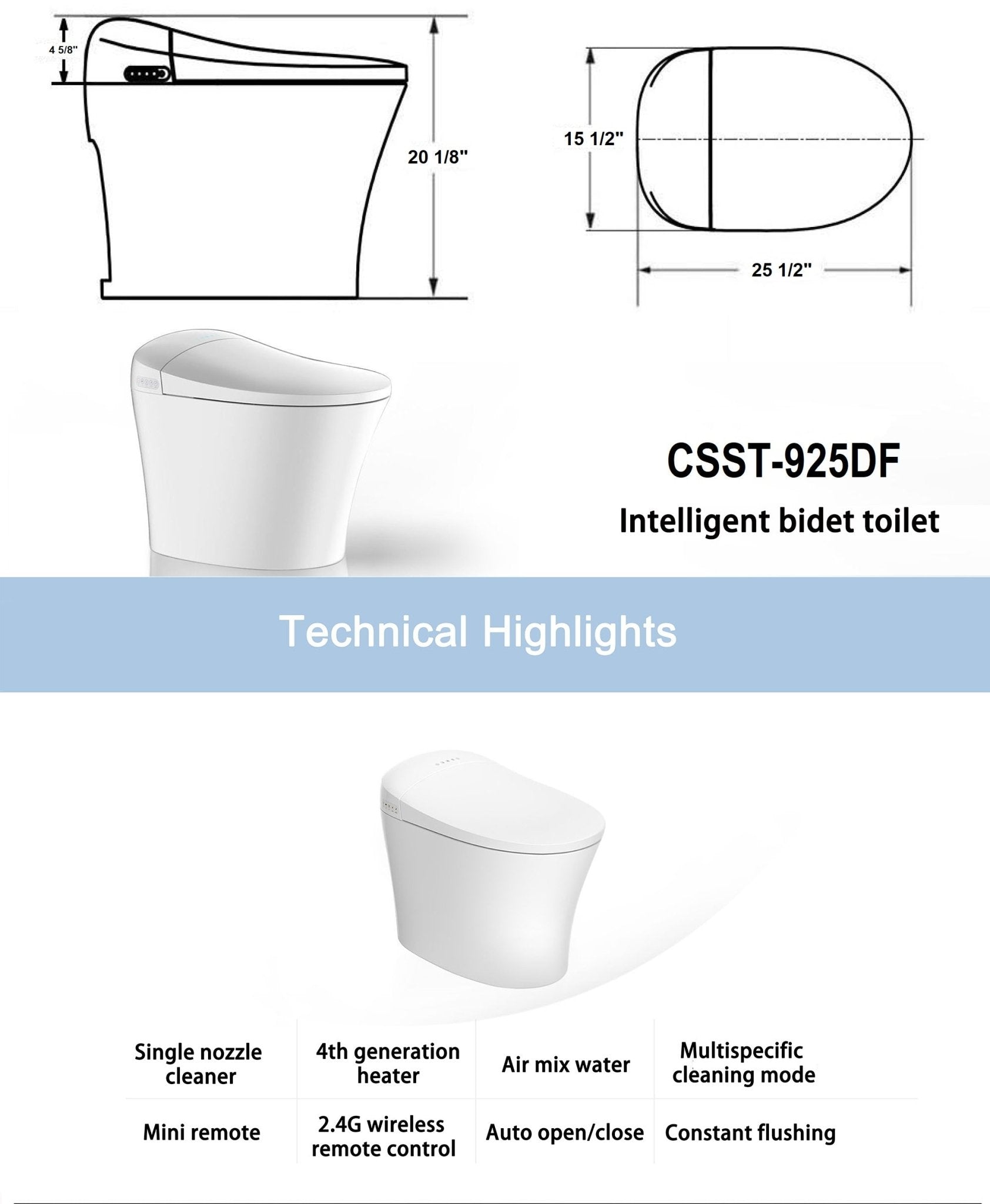 Cascada Showers Smart Toilet: The Best Smart Toilet for Your Home - Cascada Showers