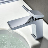 Cascada Single Handle Waterfall Bathroom Sink Faucet - Cascada Showers