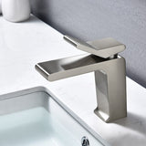 Cascada Single Handle Waterfall Bathroom Sink Faucet - Cascada Showers