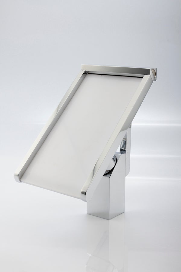 View of LED Waterfall Bathroom Sink Faucet - Modern & Stylish Design – Cascada ...