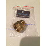 G Thread 1/2" Female to NPT Thread 1/2" Male Pipe Fitting Adapter - Cascada Showers