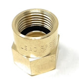 G Thread (Metric BSPP) Female to NPT Female Lead-Free Adapter (1/2" x 1/2") - Cascada Showers