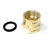 G Thread (Metric BSPP) Female to NPT Female Lead-Free Adapter (3/4" x 3/4") - Cascada Showers