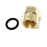 G Thread (Metric BSPP) Female to NPT Female Lead-Free Adapter (3/4" x 3/4") - Cascada Showers