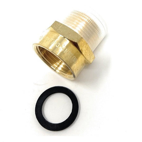 g 3/4 thread; G Thread (Metric BSPP) Female to NPT Male Adapter - Lead Free (3/4" x 3/4") - Cascada Showers