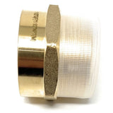 G Thread (Metric BSPP) Female to NPT Thread Male Pipe Fitting Adapter - Lead-Free (1 1/2" x 1 1/2") - Cascada Showers